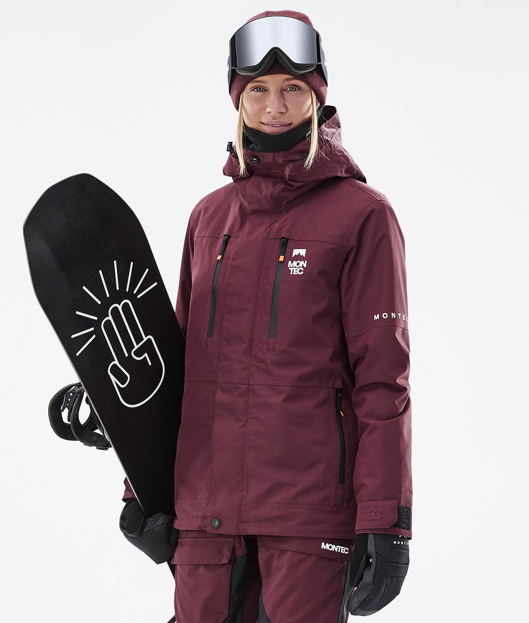 Fawk W Snowboard Jacket Women Burgundy
