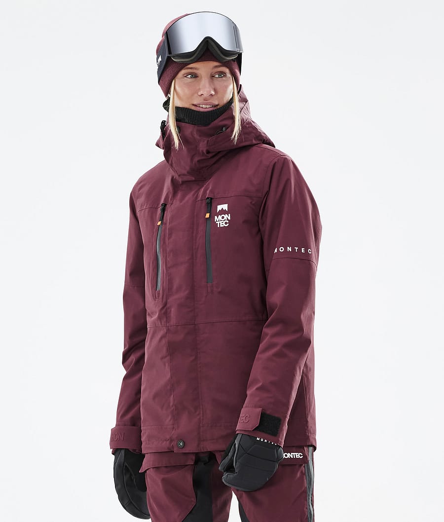 Fawk W Ski Jacket Women Burgundy