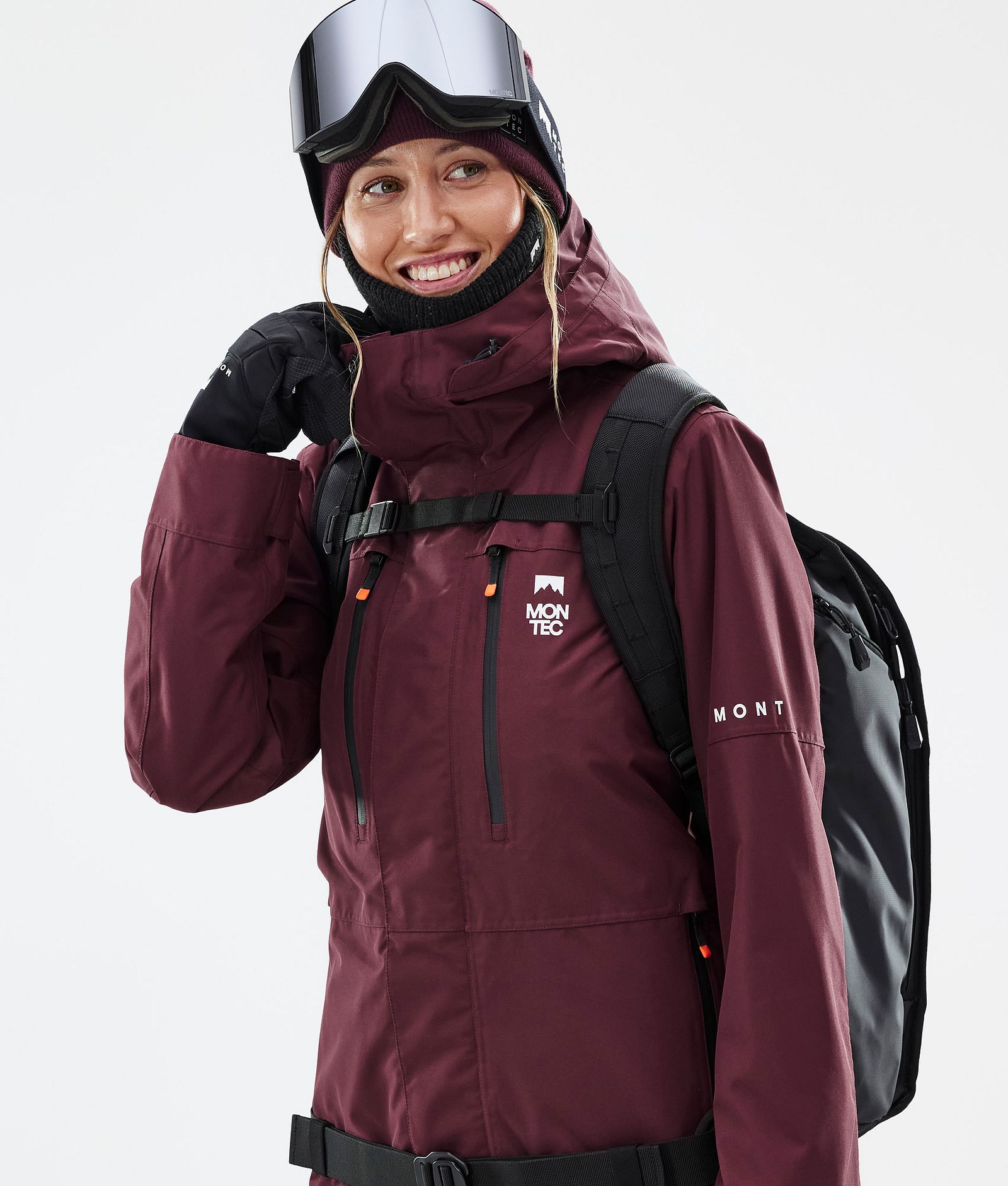 Fawk W Giacca Snowboard Donna Burgundy Renewed, Immagine 2 di 10