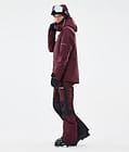 Fawk W Skijakke Dame Burgundy, Billede 4 af 10