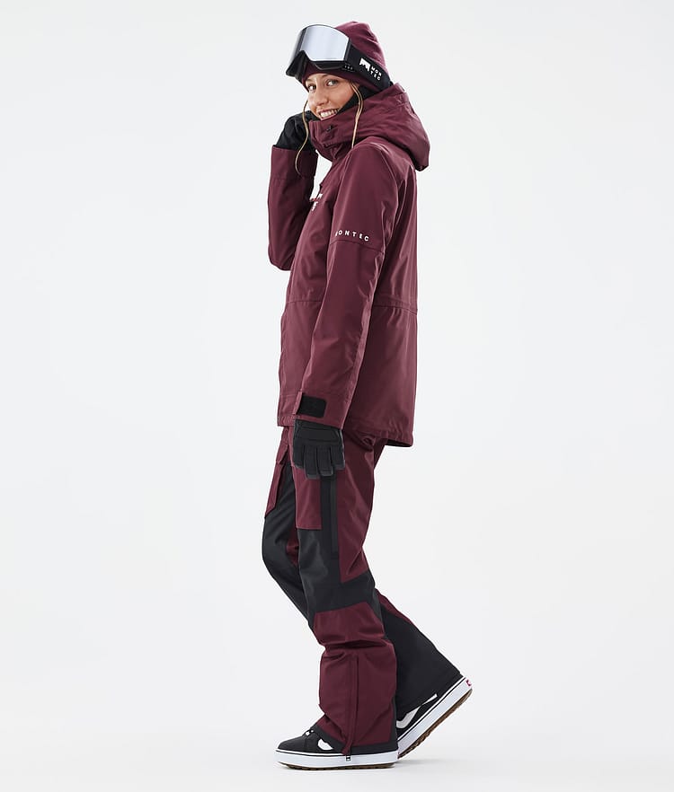 Fawk W Giacca Snowboard Donna Burgundy Renewed, Immagine 4 di 10