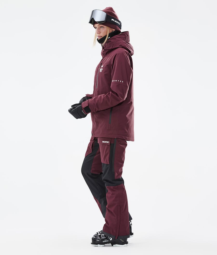 Fawk W Ski Jacket Women Burgundy