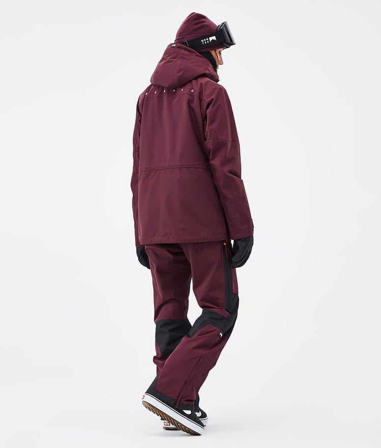 Fawk W Snowboardjakke Dame Burgundy Renewed