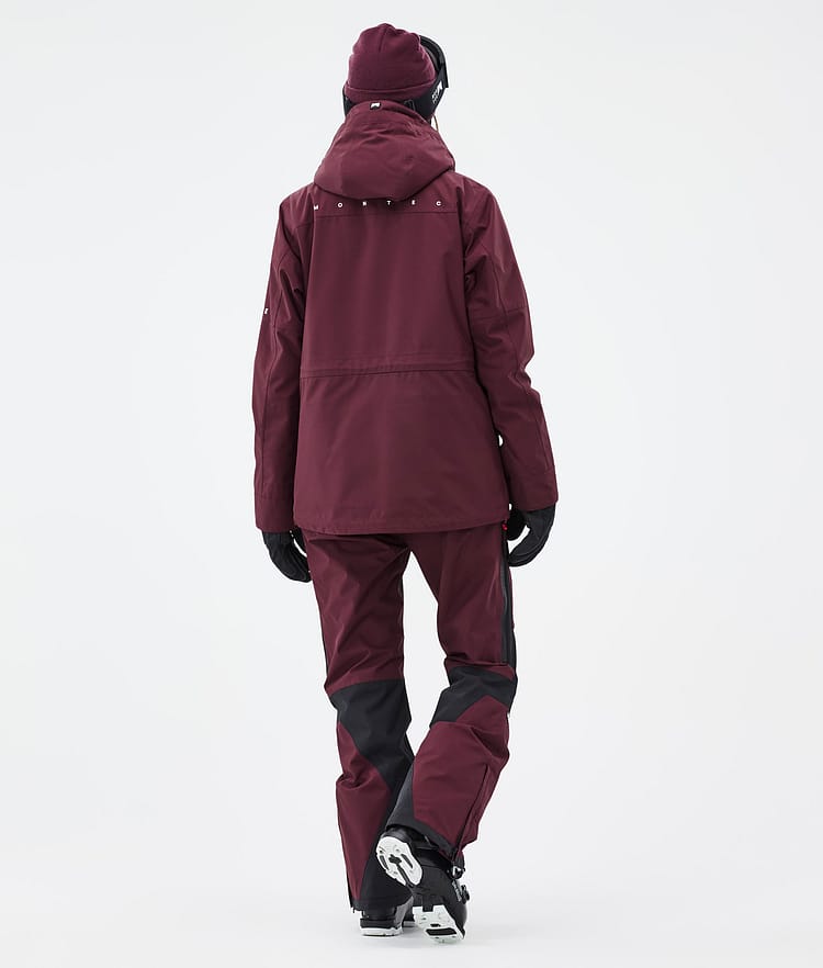 Fawk W Ski Jacket Women Burgundy