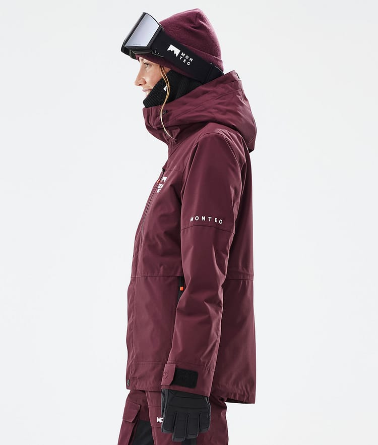 Fawk W Ski Jacket Women Burgundy