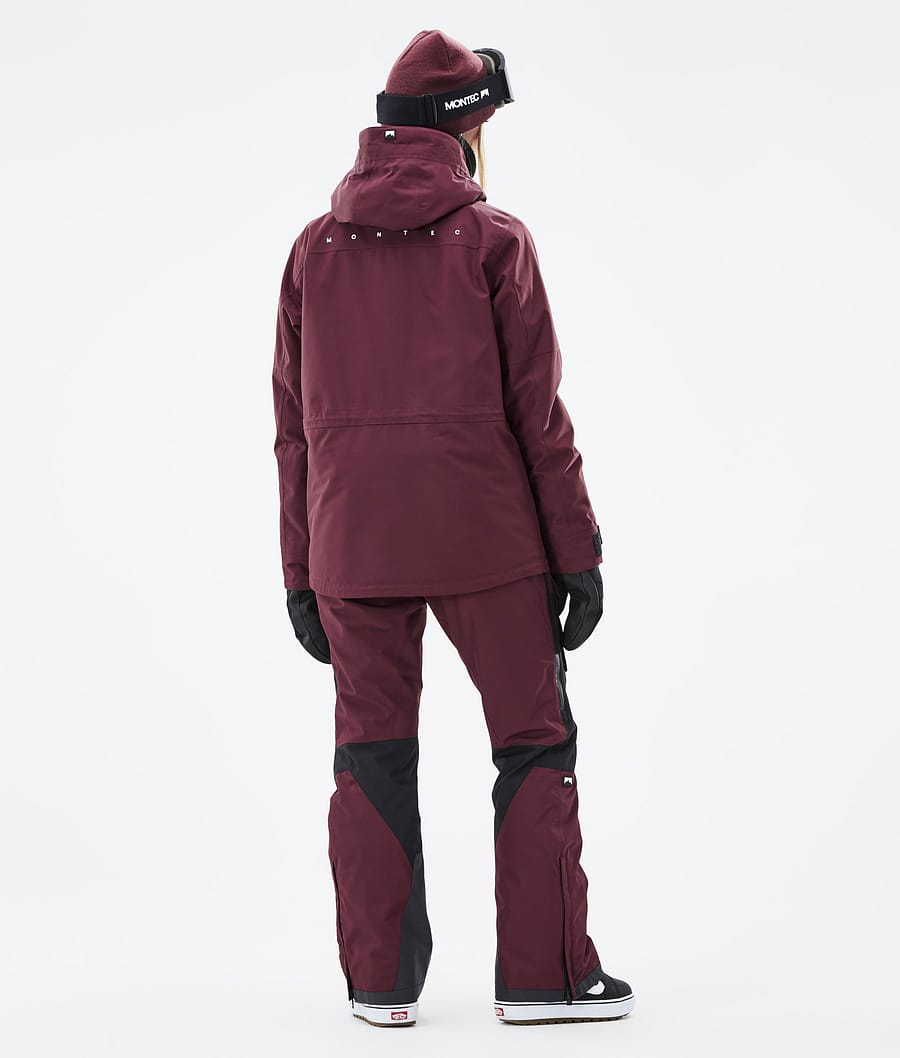 Fawk W Snowboard Jacket Women Burgundy