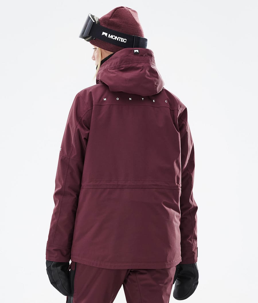 Fawk W Ski Jacket Women Burgundy
