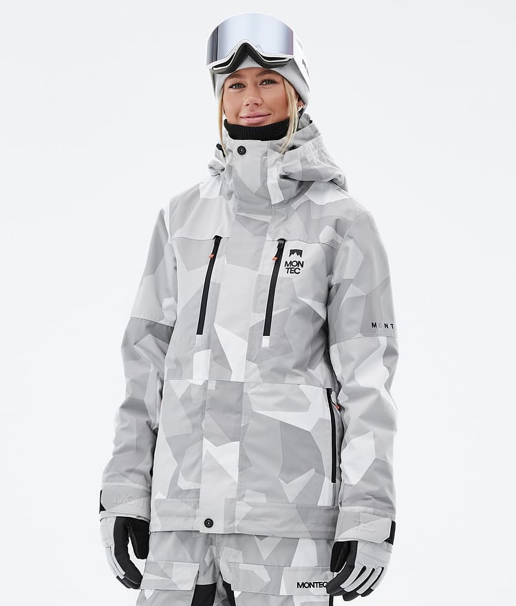 Fawk W Snowboardjakke Dame Snow Camo, Billede 1 af 10