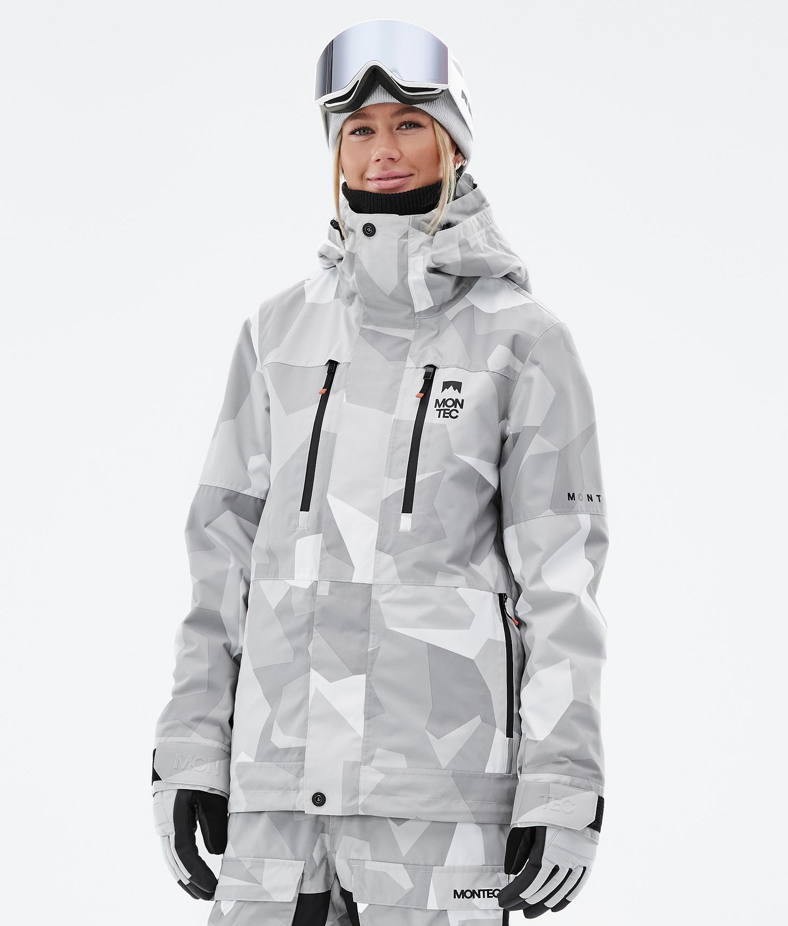 Fawk W Snowboardjakke Dame Snow Camo, Billede 1 af 10
