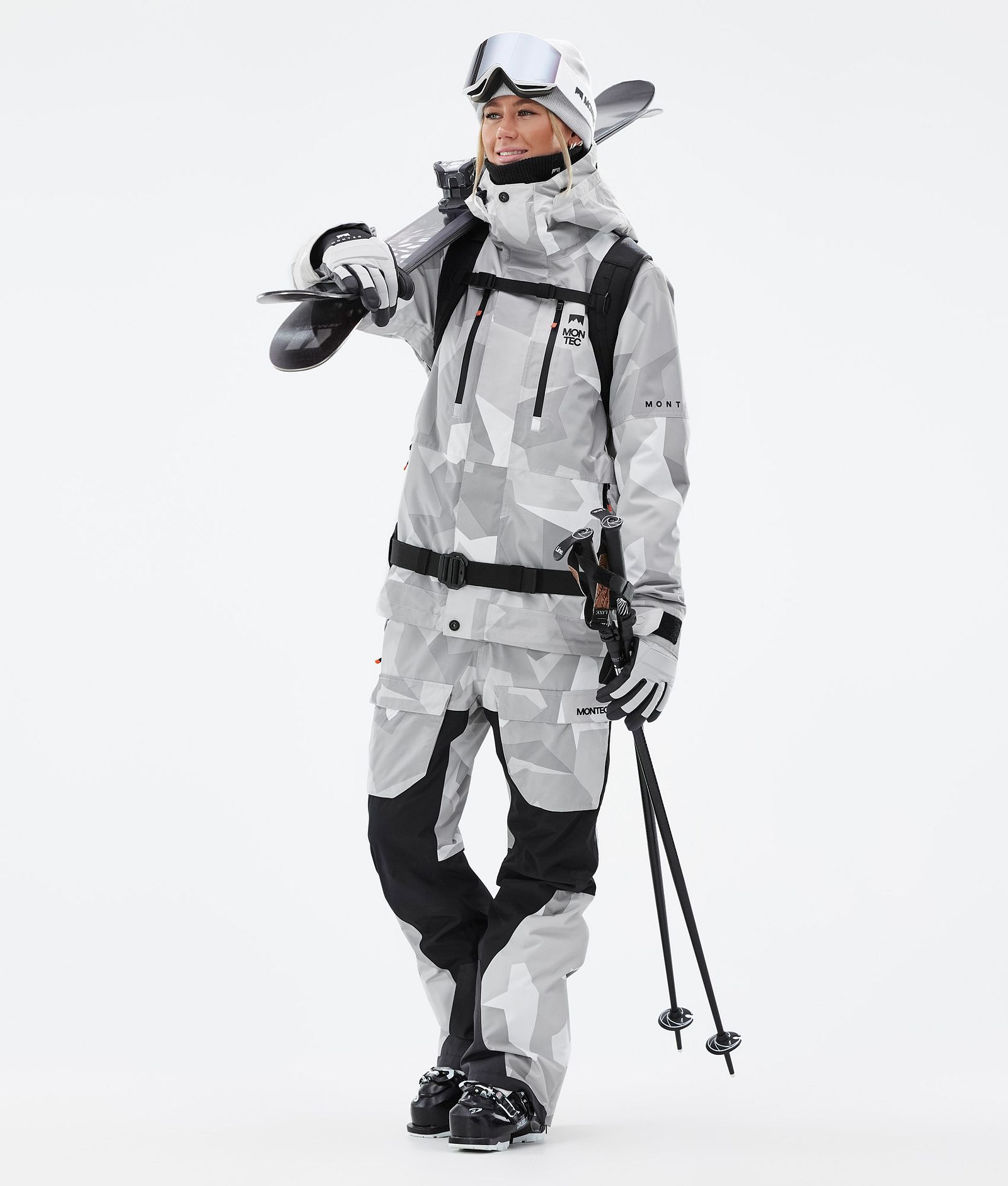 Fawk W Skijakke Dame Snow Camo, Billede 3 af 10
