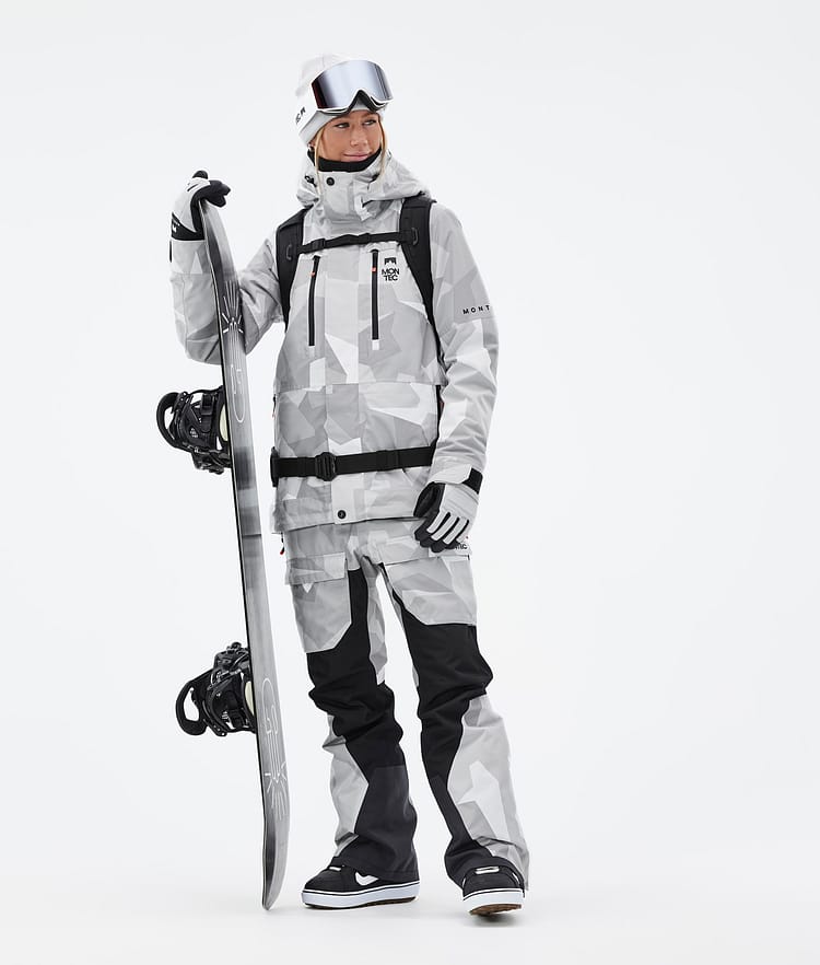 Fawk W Snowboardjakke Dame Snow Camo, Billede 3 af 10