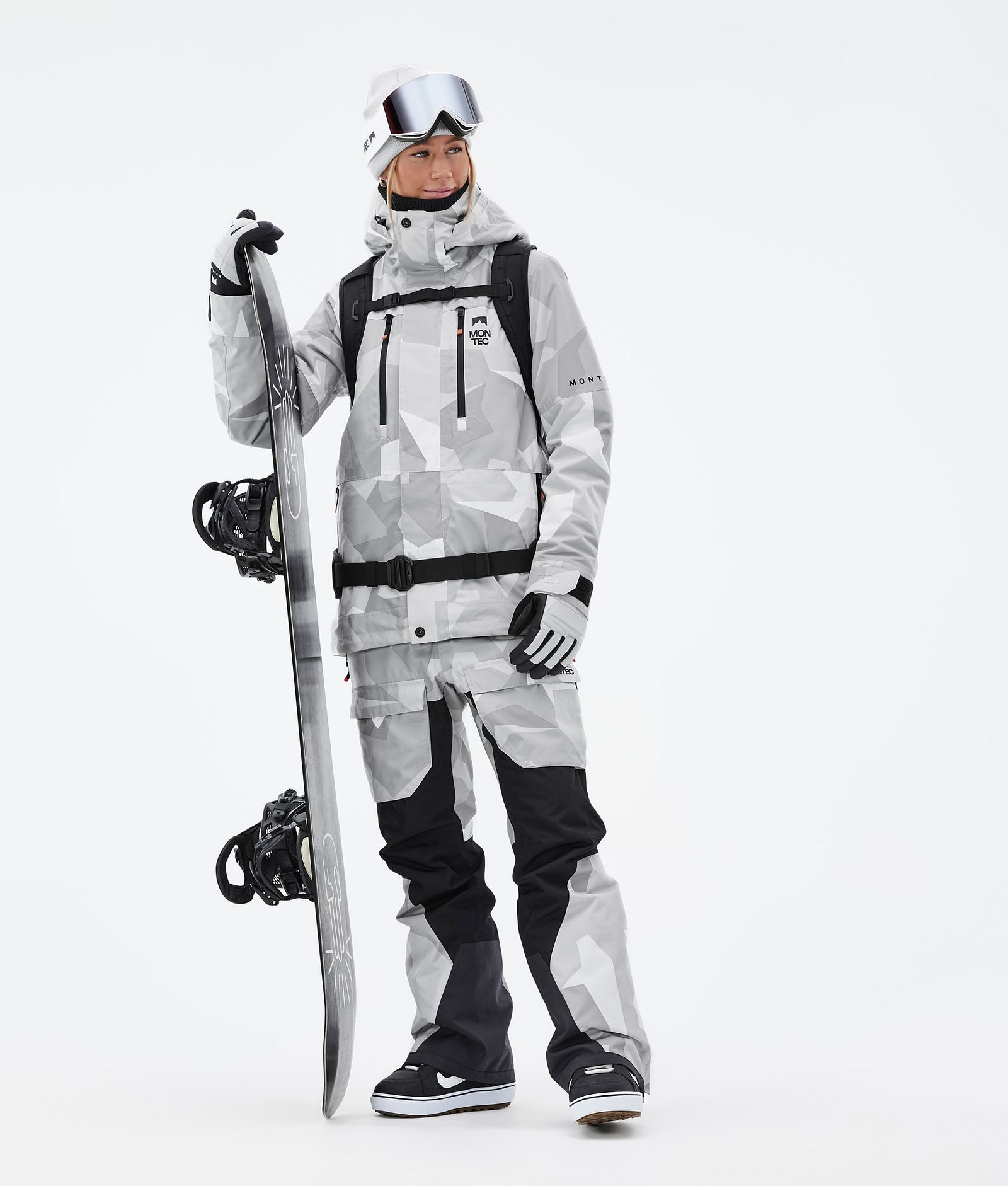 Fawk W Snowboardjakke Dame Snow Camo, Billede 3 af 10
