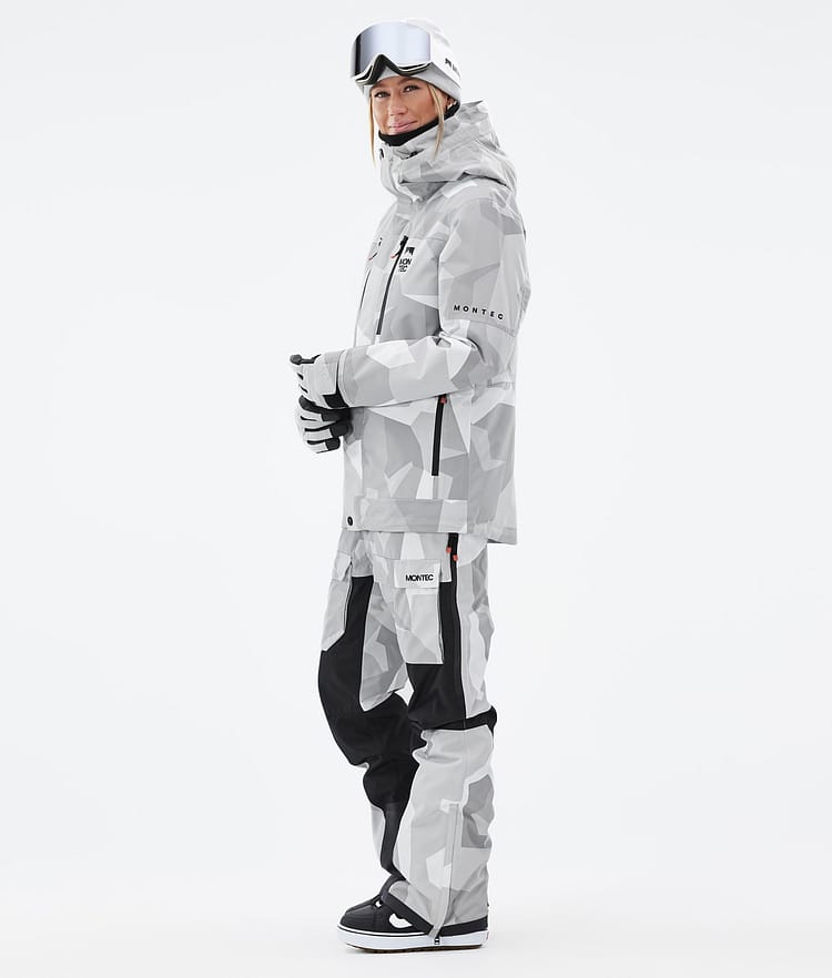Fawk W Snowboardjakke Dame Snow Camo, Billede 4 af 10