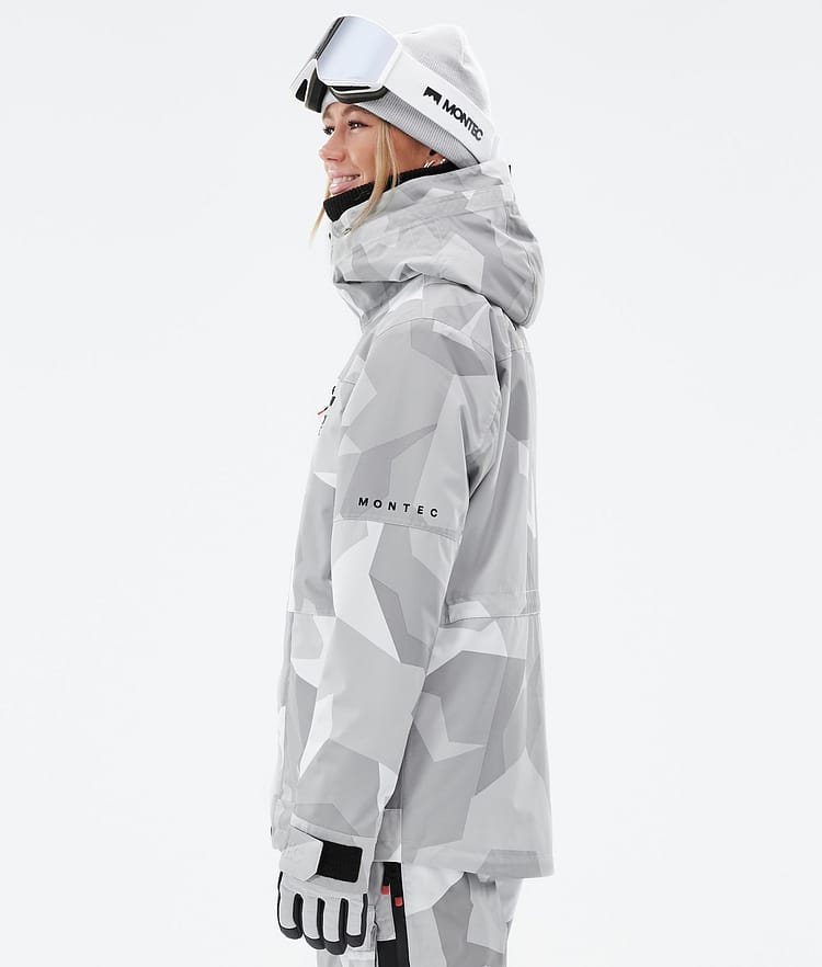 Fawk W Snowboardjakke Dame Snow Camo, Billede 6 af 10