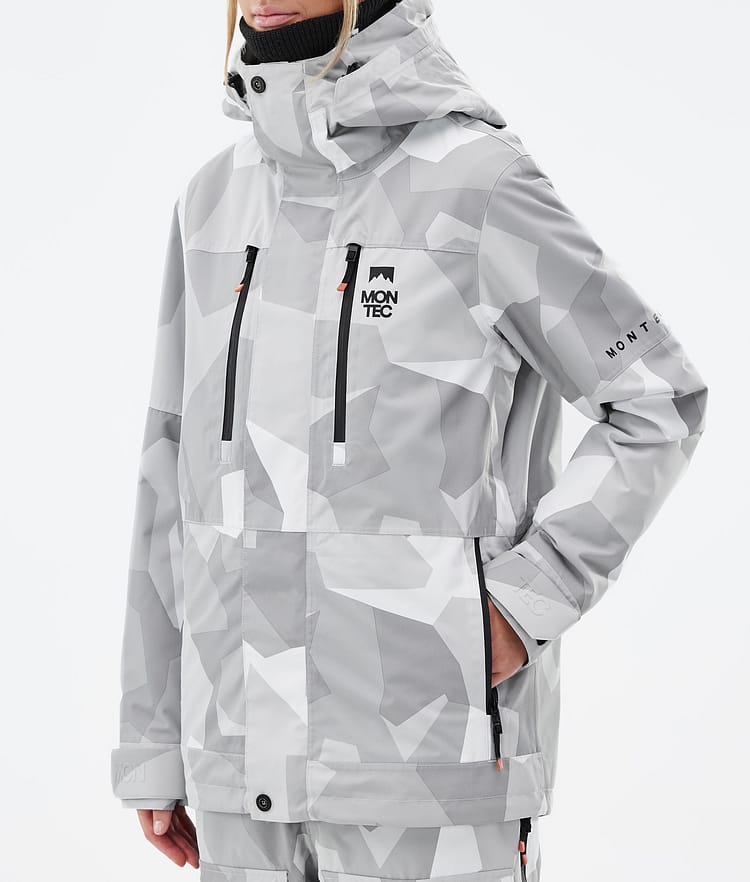 Fawk W Snowboardjakke Dame Snow Camo, Billede 8 af 10