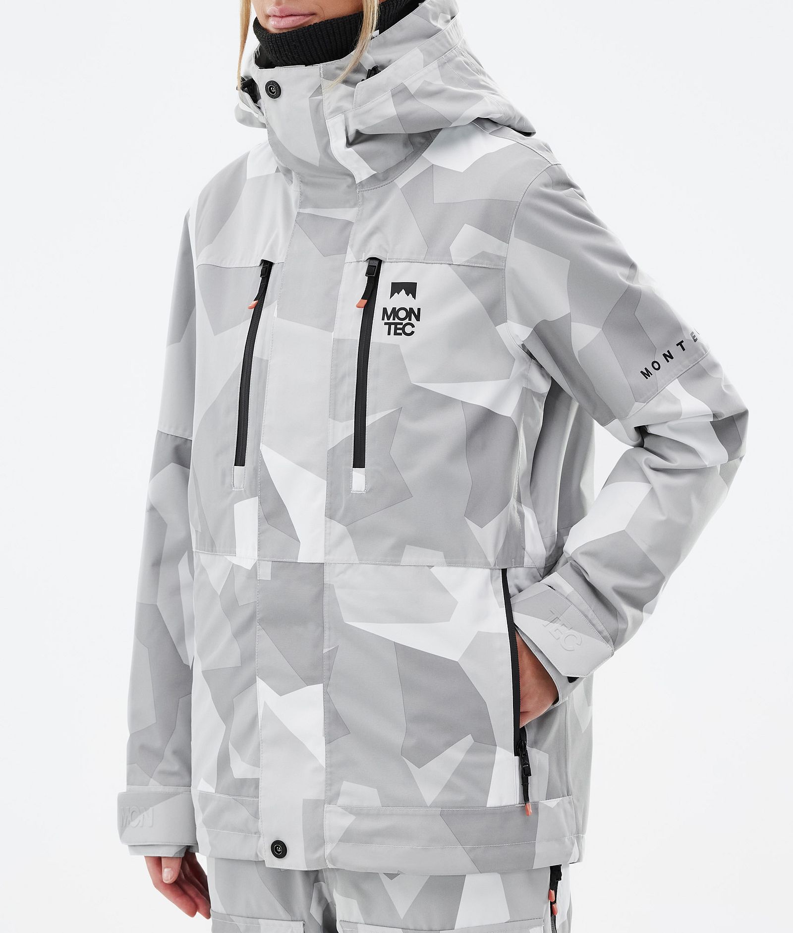 Fawk W Snowboardjakke Dame Snow Camo, Billede 8 af 10