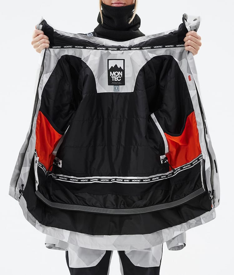 Fawk W Snowboardjakke Dame Snow Camo, Billede 10 af 10