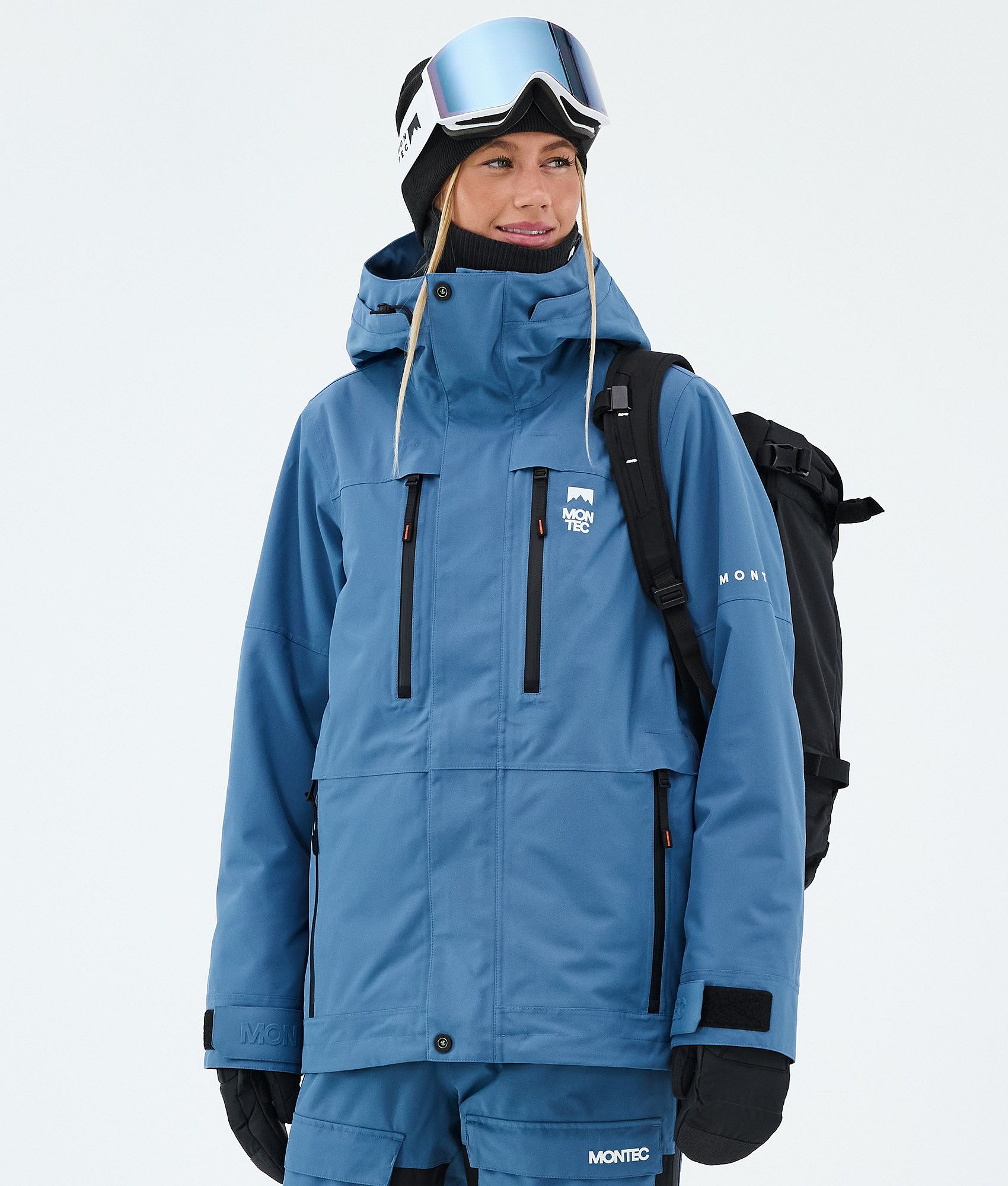 Montec Fawk W Ski Jacket Women Blue Steel | Montecwear.com