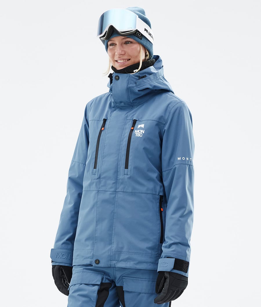 Fawk W Snowboard Jacket Women Blue Steel
