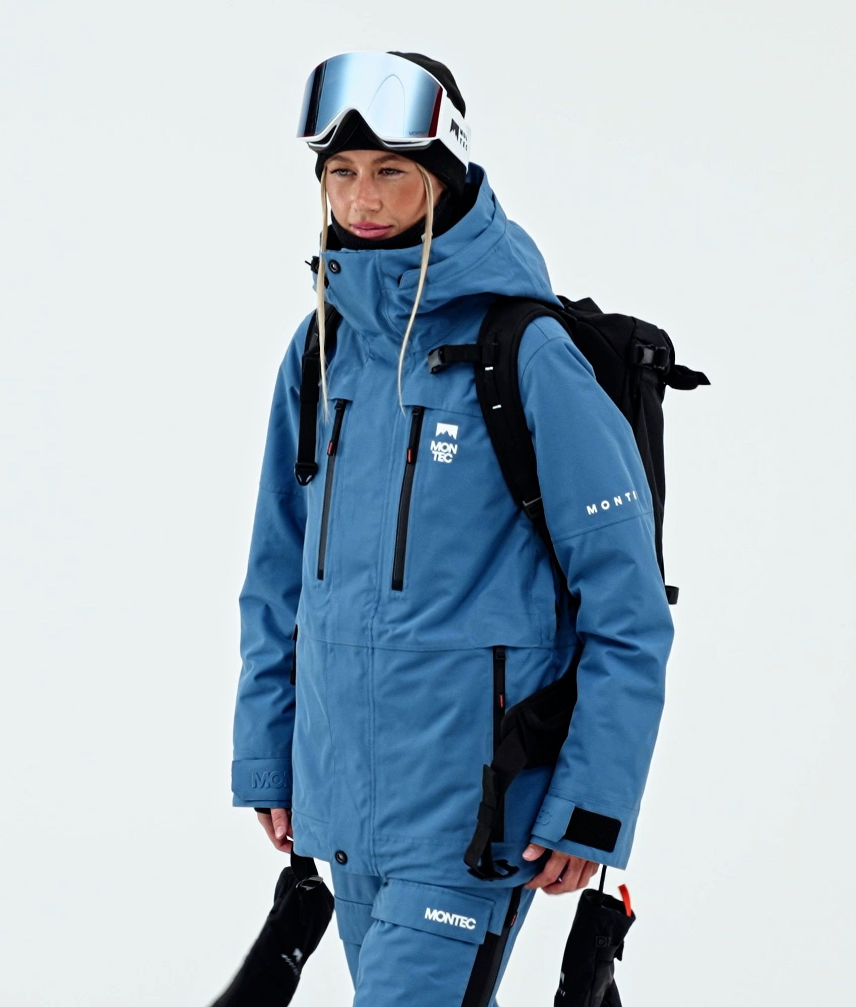Montec Fawk W Ski Jacket Women Blue Steel | Montecwear.com