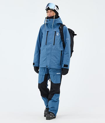 Fawk W Ski Outfit Damen Blue Steel/Black