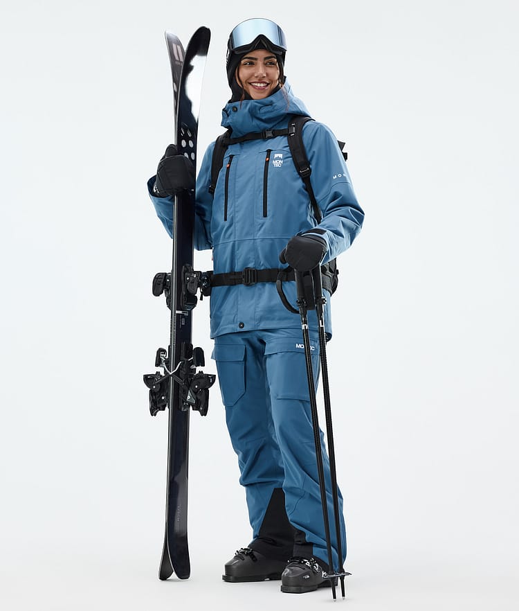 Fawk W Ski Jacket Women Blue Steel, Image 3 of 10