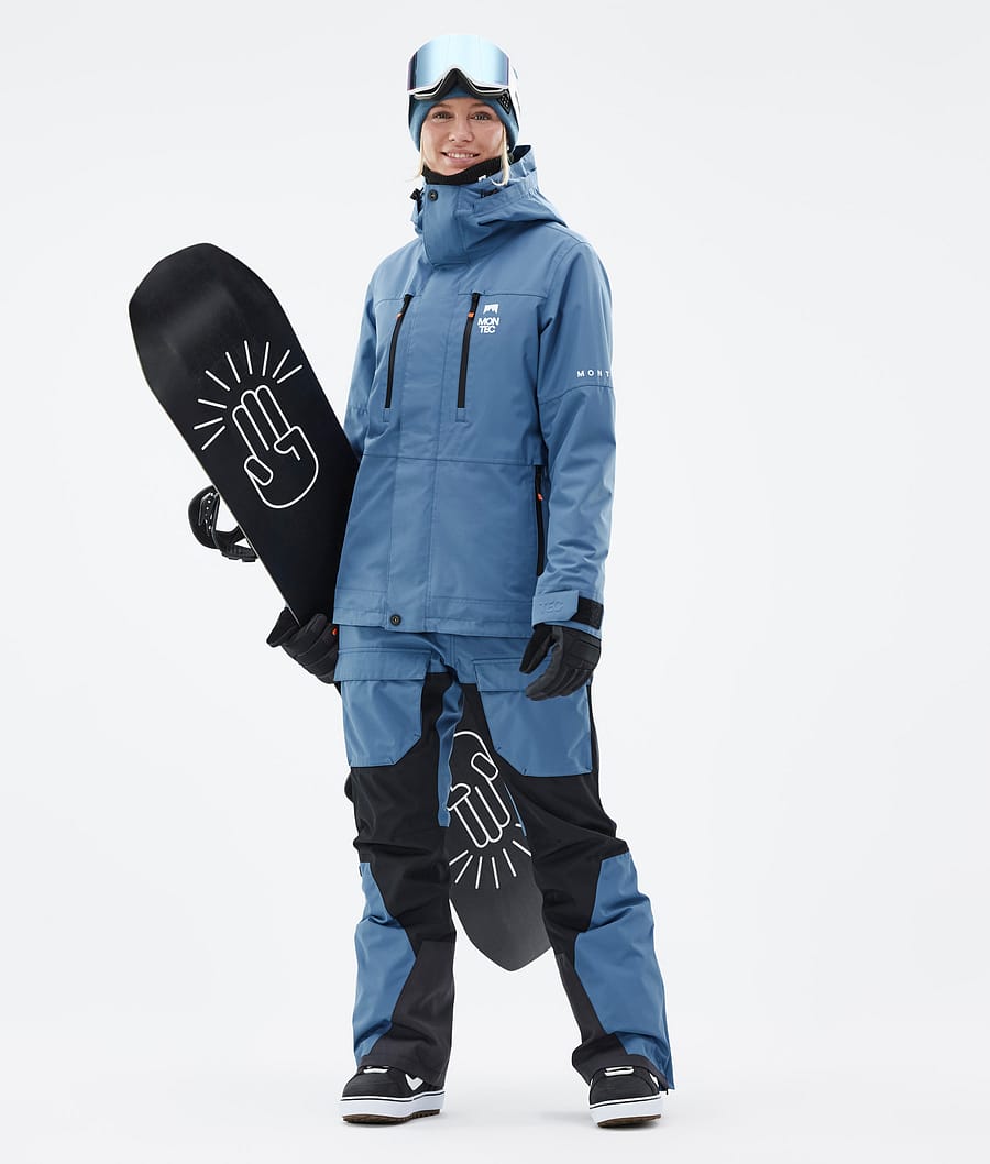 Fawk W Snowboard Jacket Women Blue Steel