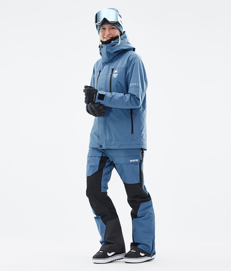 Montec Fawk W Snowboard Jacket Women Blue Steel | Montecwear.com