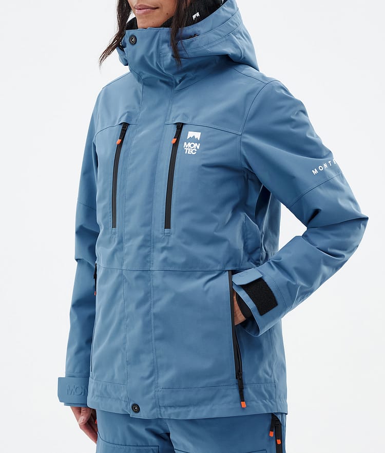 Fawk W Snowboard Jacket Women Blue Steel, Image 7 of 9