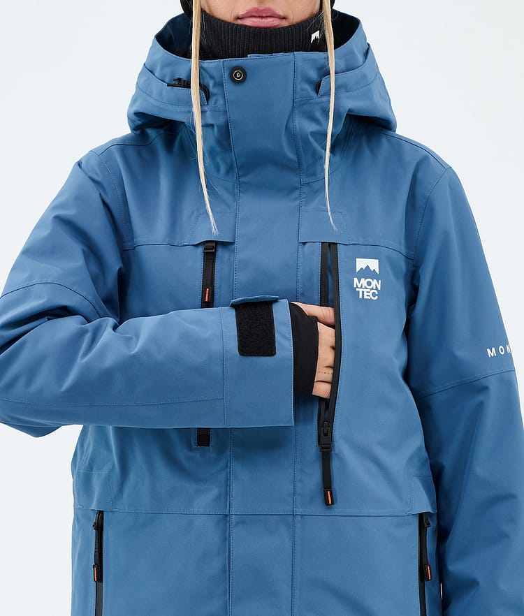 Fawk W Snowboard Jacket Women Blue Steel, Image 8 of 9