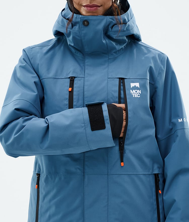 Fawk W Ski Jacket Women Blue Steel, Image 9 of 10