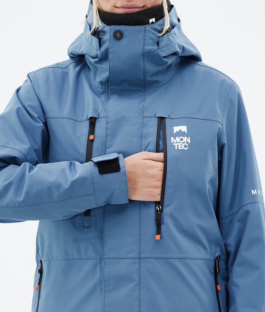 Fawk W Ski Jacket Women Blue Steel