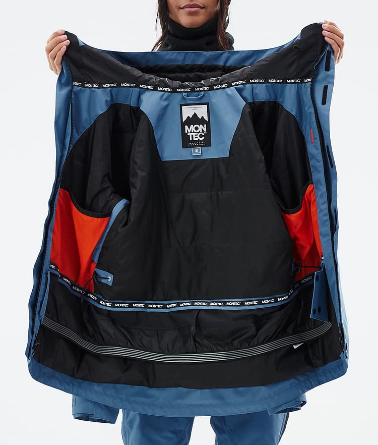 Fawk W Snowboard Jacket Women Blue Steel, Image 9 of 9