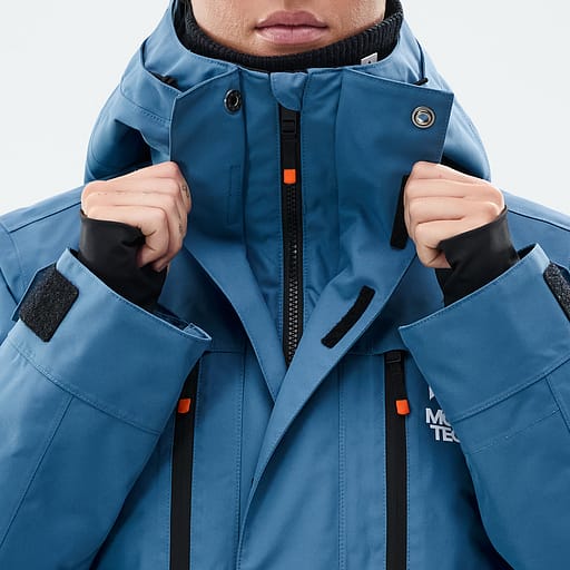 Front Zipper with Double Plackets Main Product Details Image,