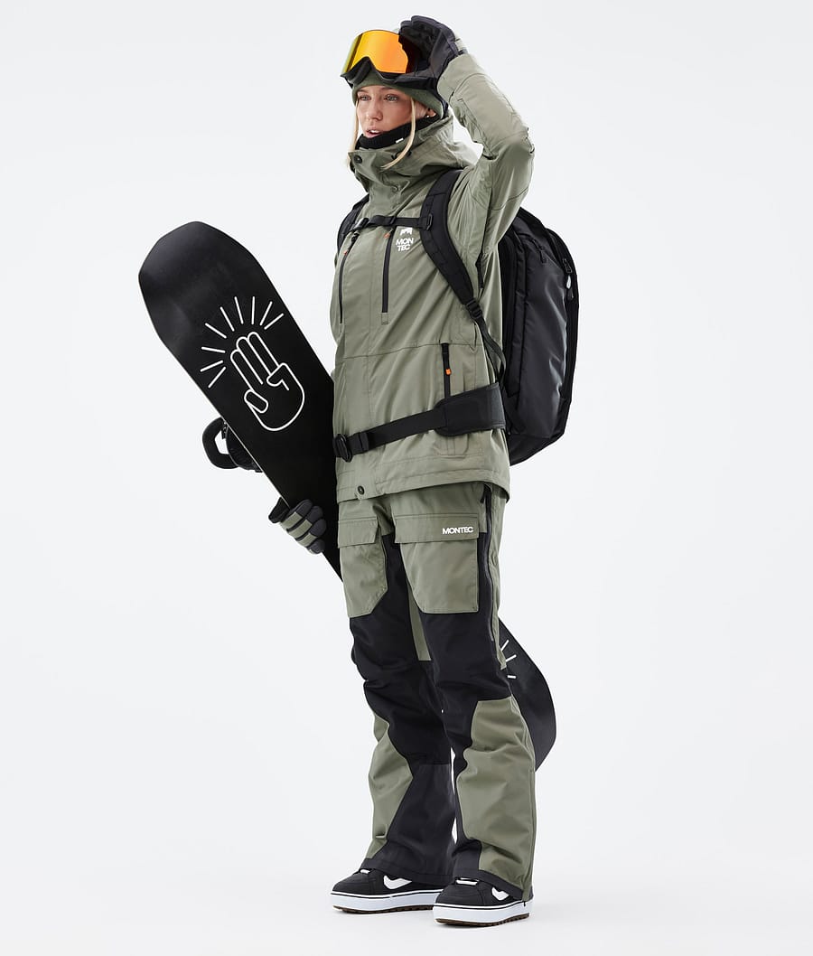 Fawk W Snowboard Jacket Women Greenish