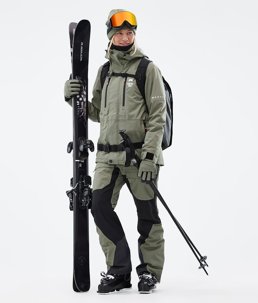Fawk W Ski Jacket Women Greenish