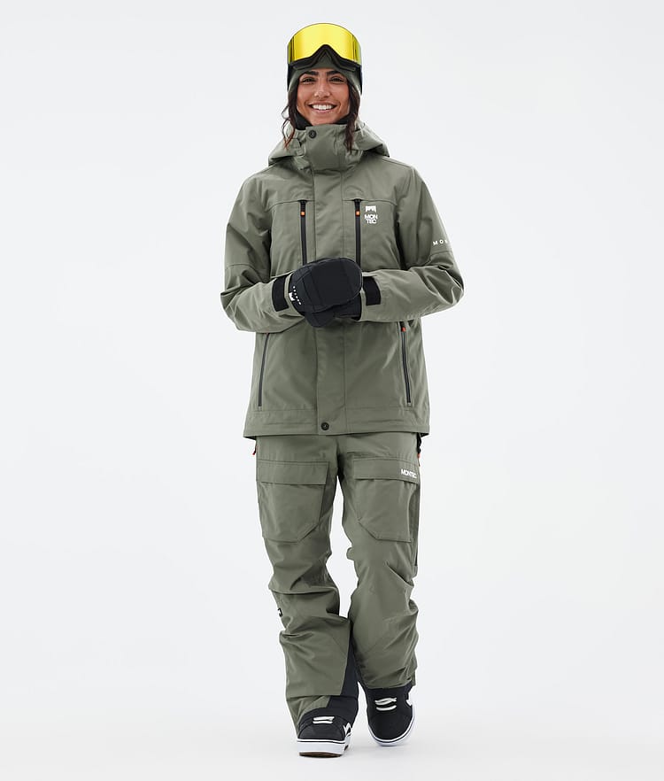 Fawk W Snowboard Jacket Women Greenish, Image 2 of 9