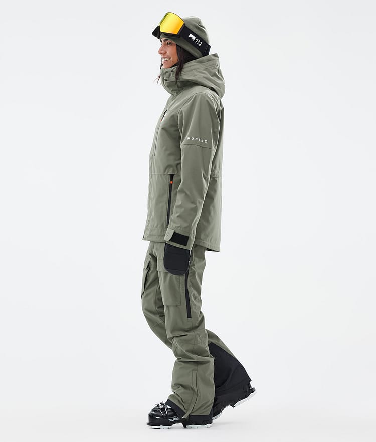 Fawk W Skijacke Damen Greenish, Bild 3 von 9