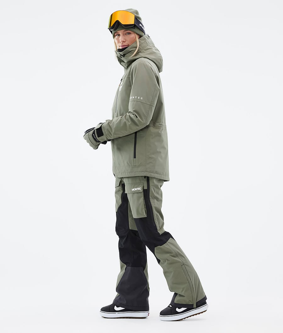Fawk W Snowboard Jacket Women Greenish