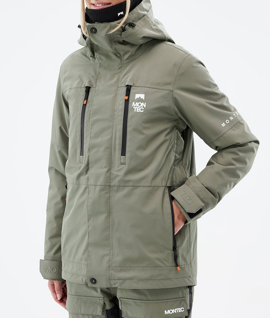 Fawk W Snowboard Jacket Women Greenish