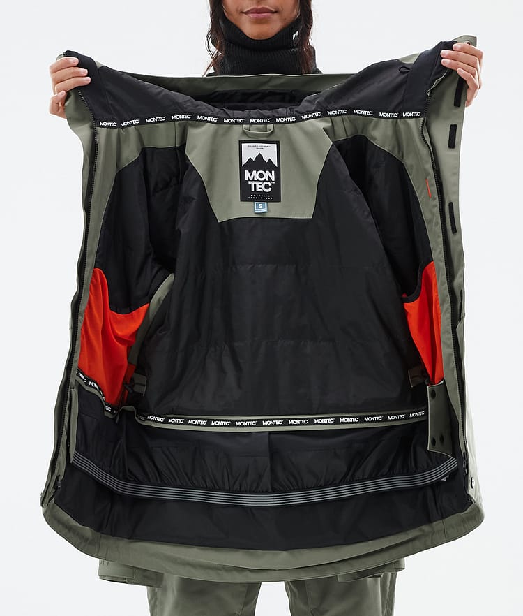 Fawk W Snowboard Jacket Women Greenish, Image 9 of 9