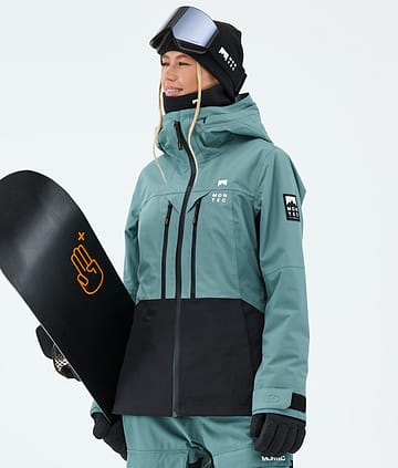 Moss W Snowboard Jacket Women Atlantic/Black