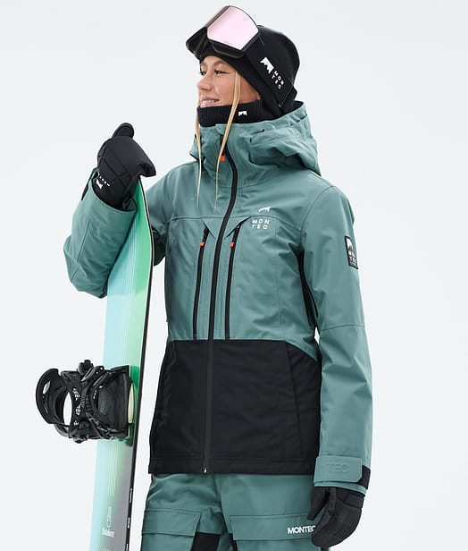 Moss W Snowboard Jacket Women Atlantic/Black
