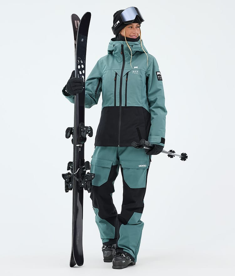 Moss W Ski jas Dames Atlantic/Black, Image 2 of 9