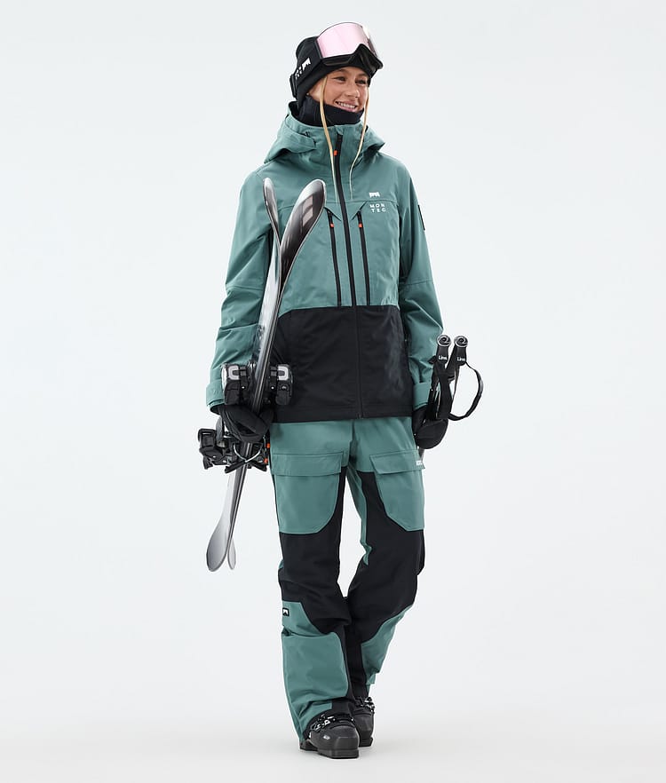 Moss W Ski Jacket Women Atlantic/Black, Image 3 of 10