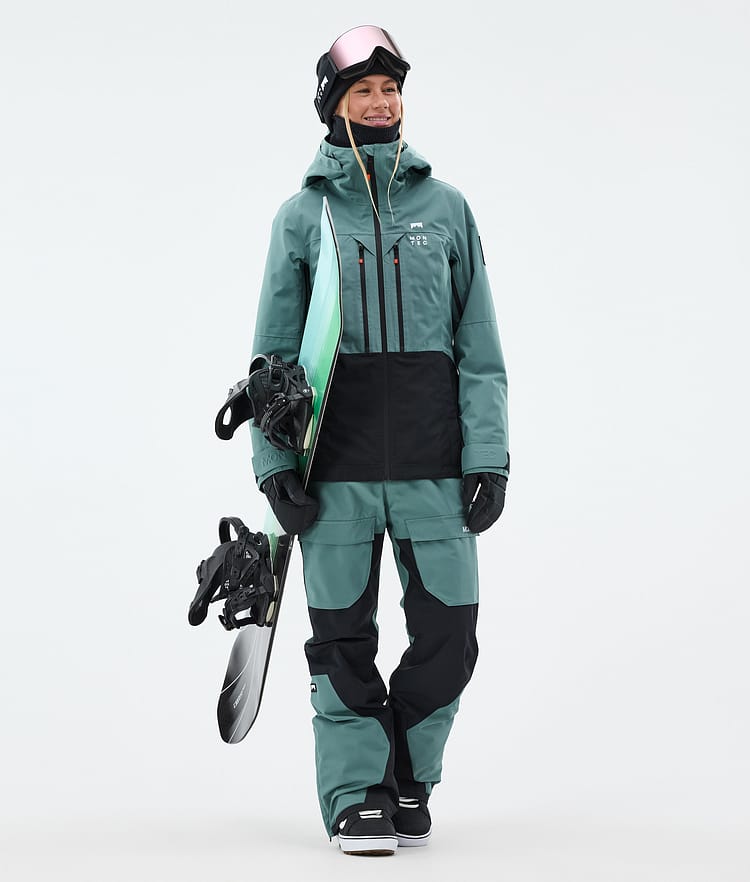 Moss W Veste Snowboard Femme Atlantic/Black Renewed, Image 3 sur 10
