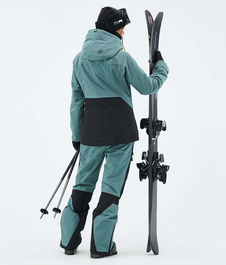 Moss W Ski jas Dames Atlantic/Black, Image 3 of 9