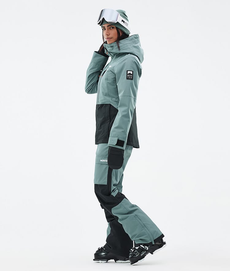 Moss W Skijacke Damen Atlantic/Black, Bild 3 von 9