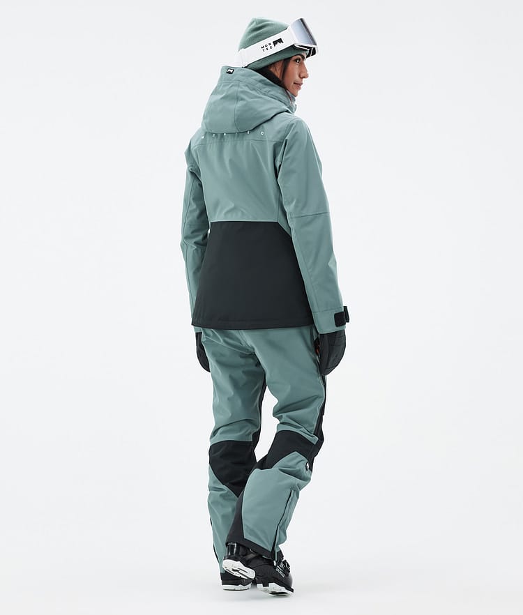 Moss W Skijacke Damen Atlantic/Black, Bild 4 von 9