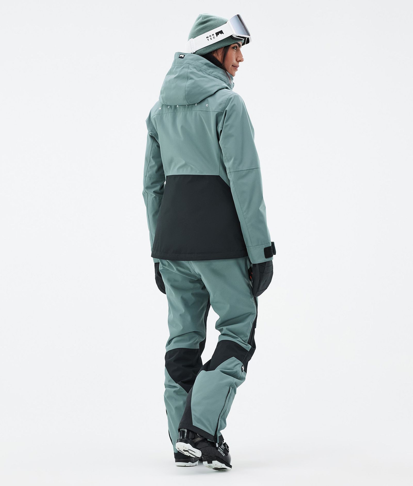 Moss W Skijacke Damen Atlantic/Black, Bild 4 von 9